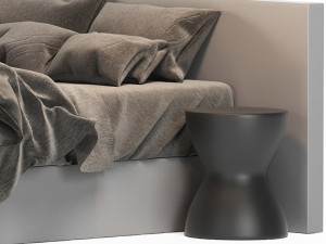 modern bed living wayfair home 3D Model