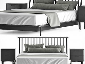 modern bed living wayfair home 2 3D Model