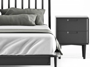 modern bed living wayfair home 2 3D Model