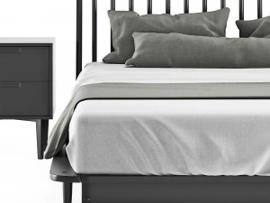 modern bed living wayfair home 2 3D Model