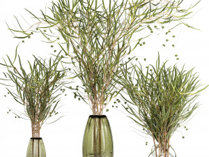 a bouquet of grass 3D Model