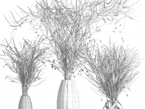 a bouquet of grass 3D Model