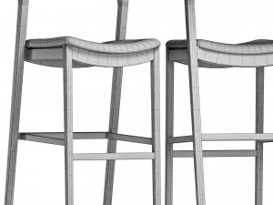 arco stool by cantarutti - barstool 3D Model