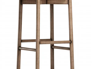 kotan high stool wood by conde house 3D Model