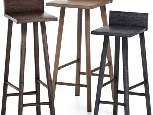 barfly stool by neil david 3D मॉडल