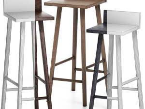 barfly stool by neil david 3D Model