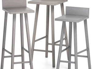barfly stool by neil david 3D Model