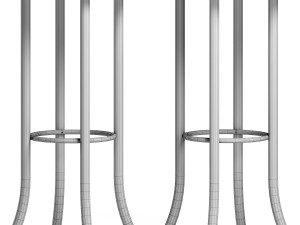 select bar stool by horgenglarus 3D Model