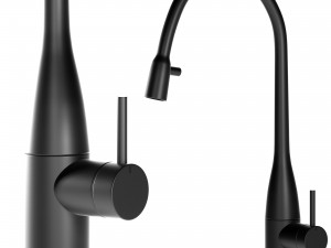 kwc eve lever mixer pull out aerator covered Modelo 3D