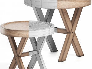 olli nachttisch by made in taunus 3D Модель