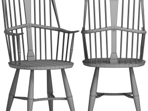 originals chairmakers chair by l ercolani 3D Model