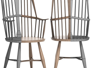 originals chairmakers chair by l ercolani 3D Model