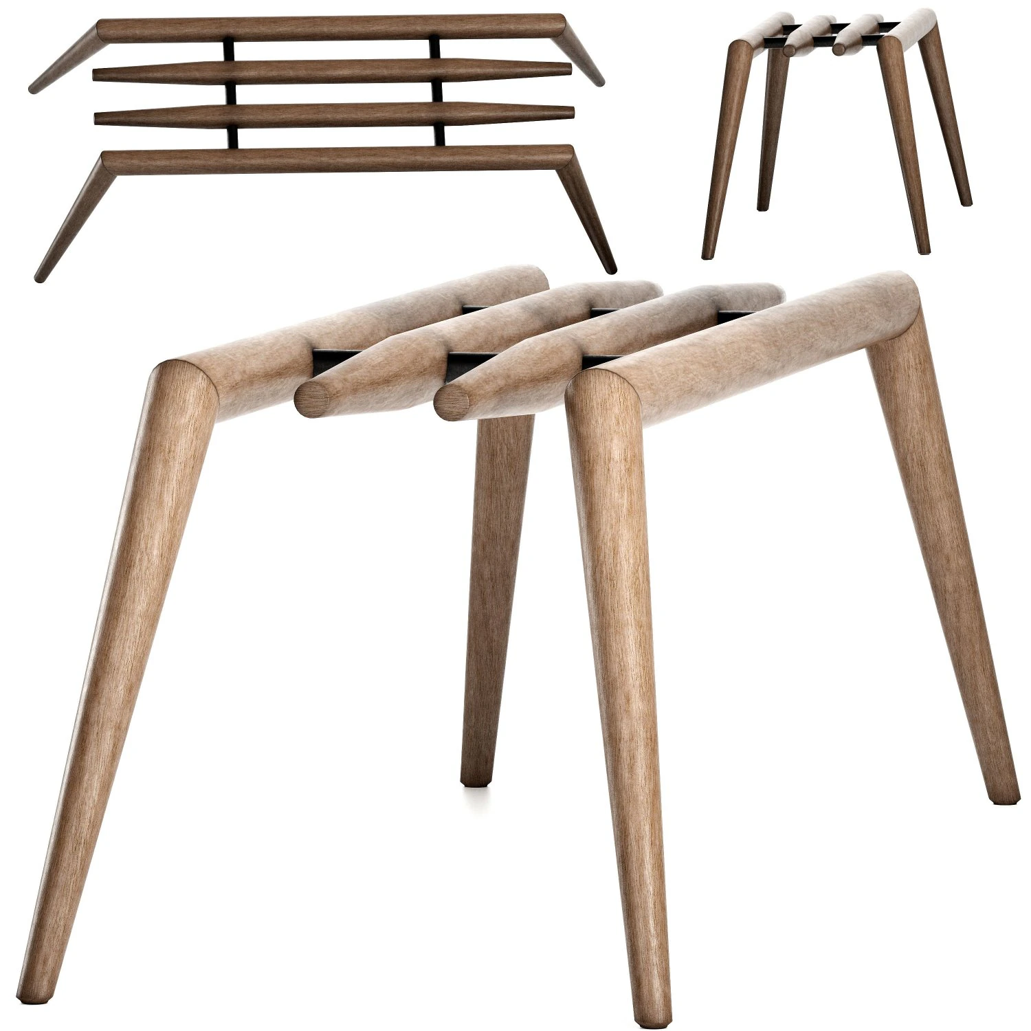oddo bench by klybeck 3D Model .c4d .max .obj .3ds .fbx .stl .blend 