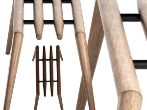 oddo bench by klybeck 3D 모델