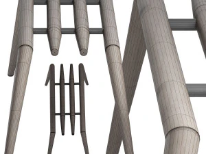 oddo bench by klybeck 3D Model