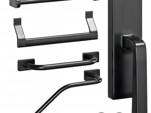 handles for doors 5 materials 3D Model