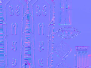 espada de pedra azul Modelo 3D