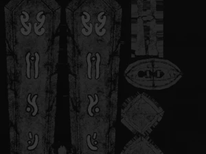 espada de pedra azul Modelo 3D