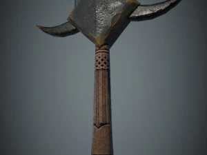 espada de pedra azul Modelo 3D