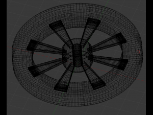 wagon wheel 3D 模型