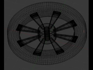 wagon wheel 3D Model