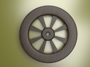 wagon wheel 3D 模型