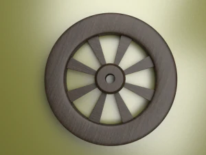 wagon wheel 3D Model