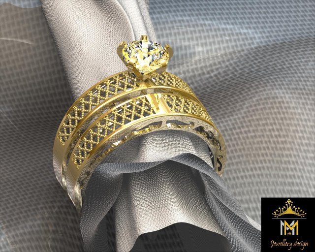 ring 3d modle jewellery 3Dモデル .c4d .max .obj .3ds .fbx .stl .blend