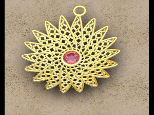 3d modele jewellery pendant Modelo 3D