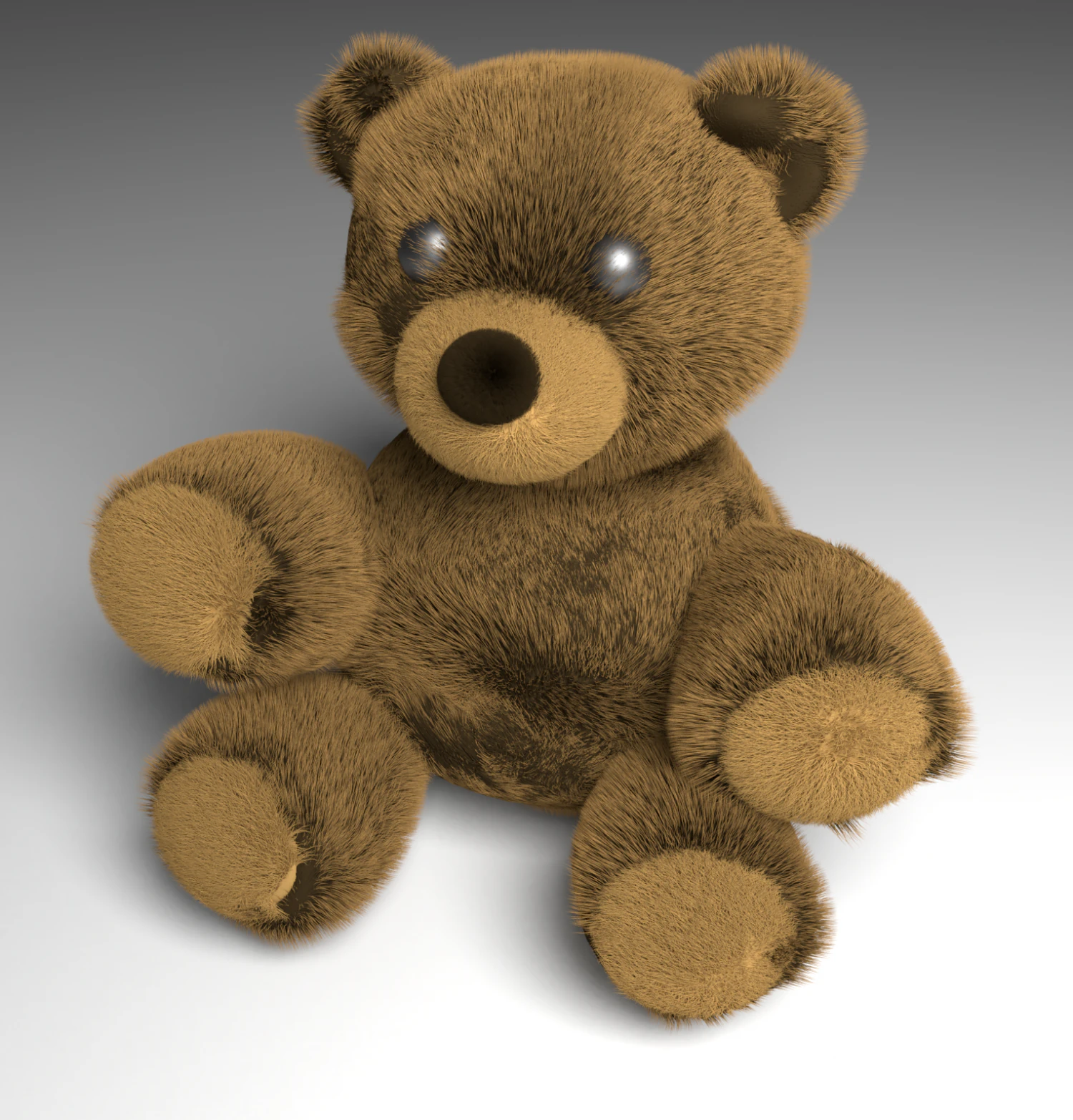 teddy bear 3D Model .c4d .max .obj .3ds .fbx .stl .blend 
