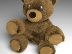 teddy bear 3D 모델