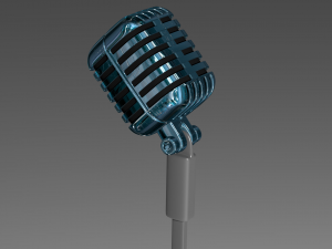 pop microphone 3D 모델