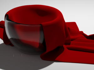 fabric in a vase 3D 모델