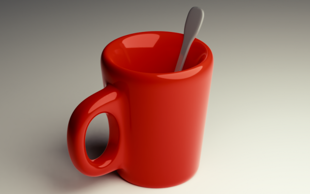 red cup 3D मॉडल .c4d .max .obj .3ds .fbx .stl .blend 
