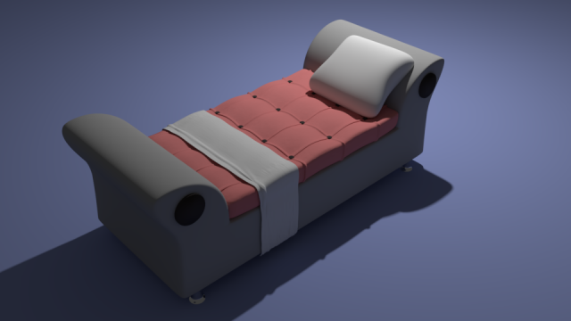 sofa 3D Model .c4d .max .obj .3ds .fbx .stl .blend 