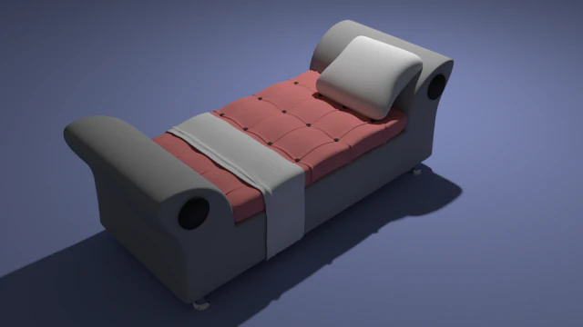 Sofa 3D Modell .c4d .max .obj .3ds .fbx .stl .blend 