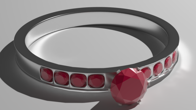 ring 3D Model .c4d .max .obj .3ds .fbx .stl .blend 