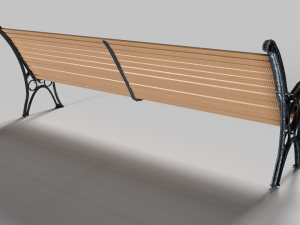 park bench 3D Model