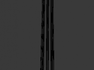 lamp post low-poly Model 3D