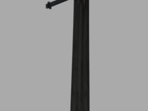 lamp post high-poly Model 3D