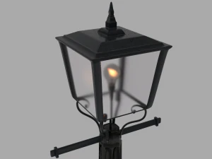lamp post high-poly 3D Model