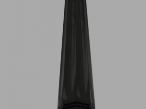 lamp post high-poly Modelo 3D