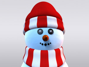 snowman v02 3D Model