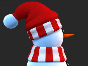 snowman v02 3D Модель