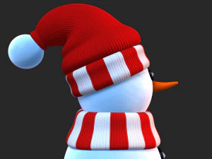 snowman v02 3D Model