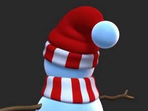 snowman v02 3D Model