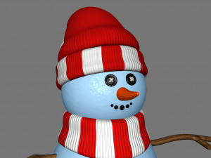 snowman v02 3D Модель