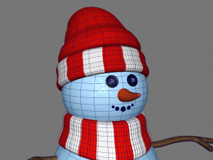 snowman v02 3D Модель