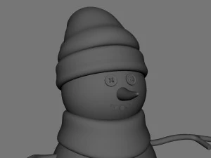snowman v02 3D Model