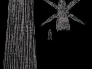 snow pine tree Modelo 3D